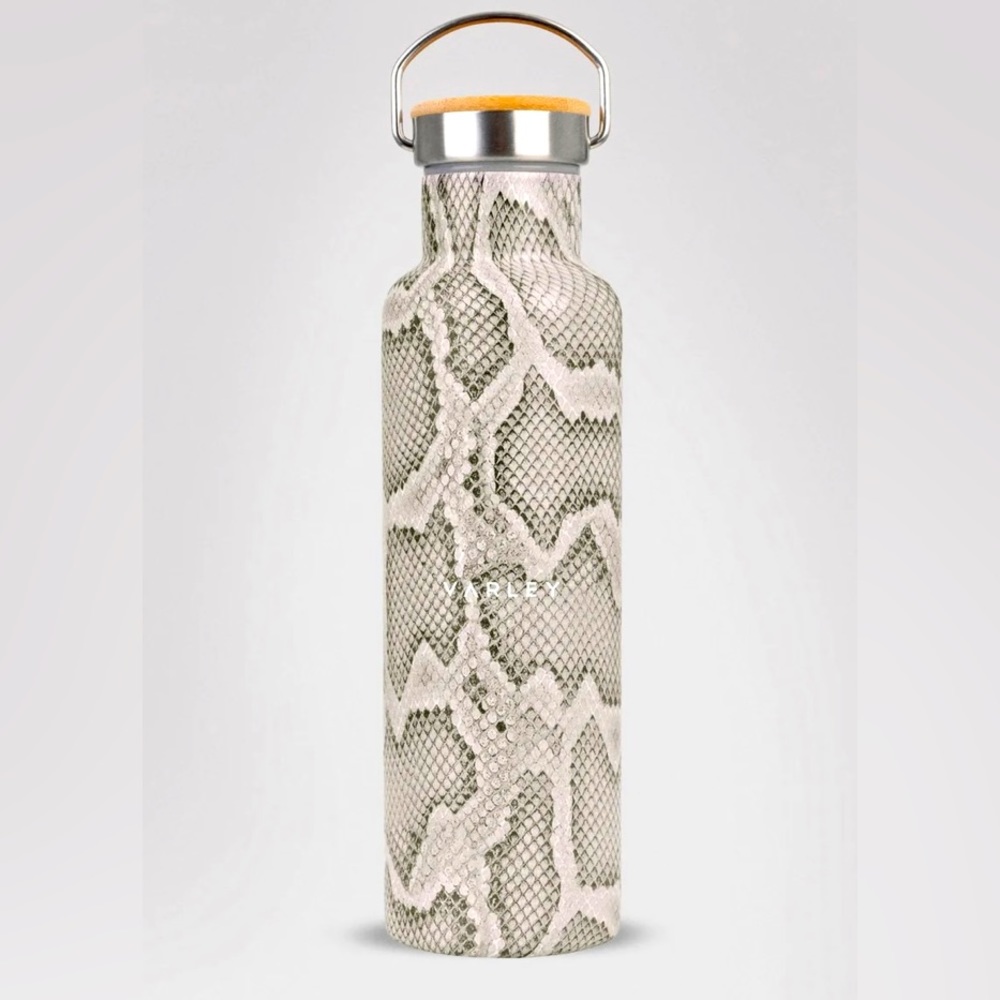 Varley Eland Water Bottle Alabaster Python